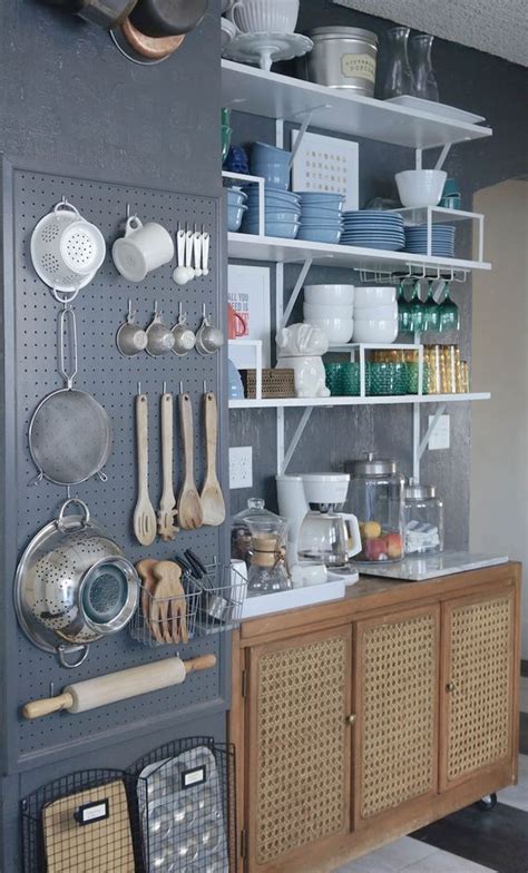 Ikea ideas are all about just a little tweak here and there, a repurposing or upgrade that makes ikea furniture 130lbs kitchen island made movable with casters. 27 Smart Kitchen Wall Storage Ideas - Shelterness