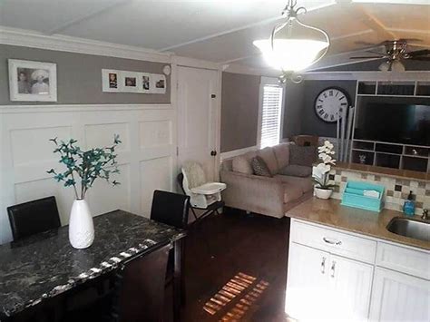 Gorgeous Mobile Home Interiors 1991 Single Wide Mobile Home Living