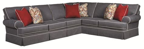 Broyhill Furniture Emily Traditional 3 Piece Sectional Sofa With