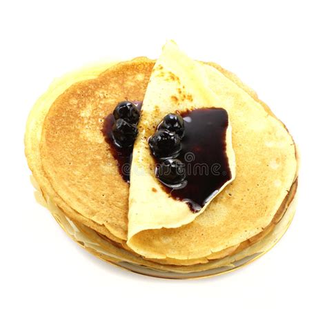 Pancakes With Jam Stock Image Image Of Bakery Homemade 9918841
