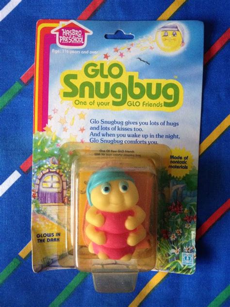 Vintage Glo Friends Snugbug Glow In The Dark Snug Bug Finger Puppet