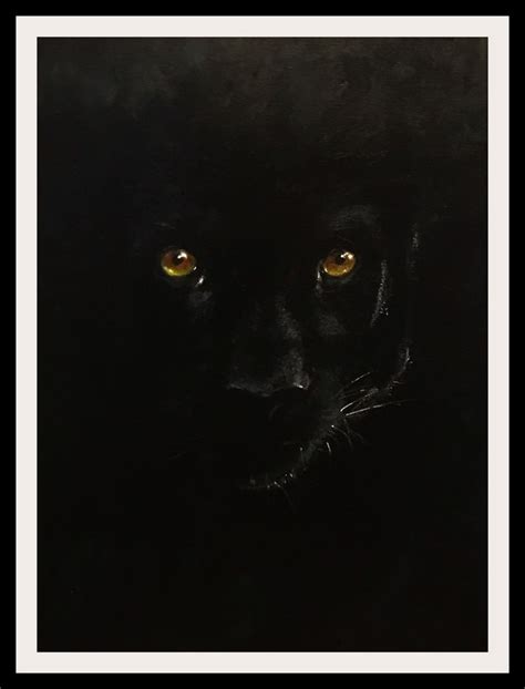 The Panther Original Painting On Canvas Canvas Painting Magical