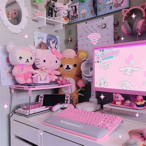The dining room table, the living room floor, and the untouched bedroom desk have become part of a home classroom this year. my cozy space 💕♡ • • • #setup #sanrio #sanx #anime #desk # ...