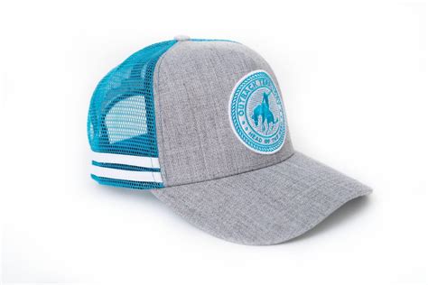 Teal And Grey Truckers Hat Outback Territory