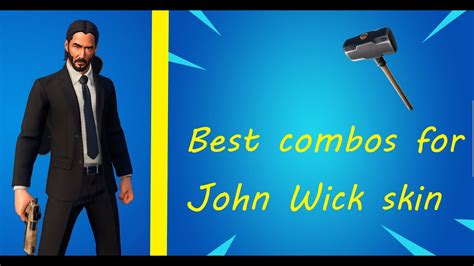 Fortnite John Wick Skin Best Combos Youtube