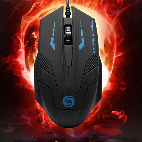 Cool Usb Wired Mouse 2400dpi 3d Optical Led Gaming Mouse For Laptop