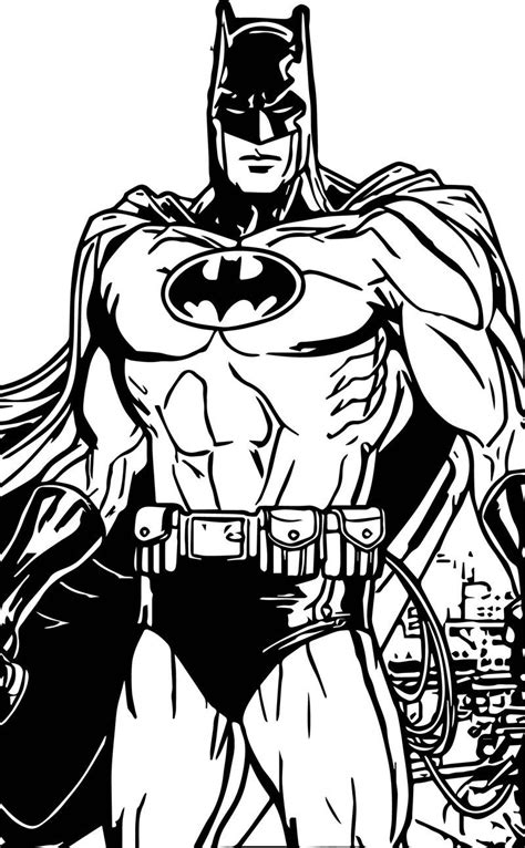Superhero Batman Coloring Page Batman Coloring Pages Superhero
