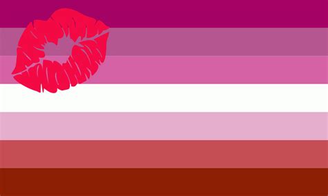 lipstick lesbian flag color codes