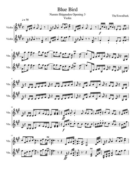 Blue Bird Violin Sheet Music For Violin Download Free In Pdf Or