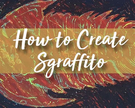 How To Create Sgraffito The Arty Teacher