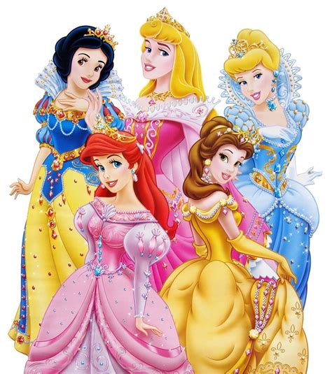 Snow White Aurora Cinderella Ariel And Belle Princesas Disney