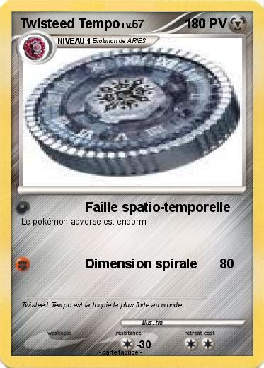 Pokémon Twisteed Tempo Faille Spatio Temporelle Ma Carte Pokémon