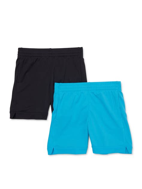 Athletic Works Girls Active Mesh Soccer Shorts 2 Pack Sizes 4 18