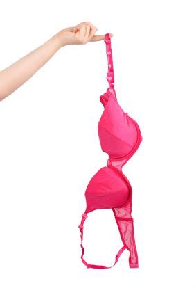 Human Hand Holding Pink Bra Wild About Tan