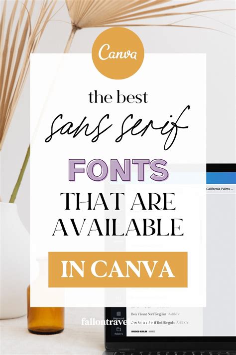 Best Canva Sans Serif Fonts For Aesthetic Designs Fallon Travels