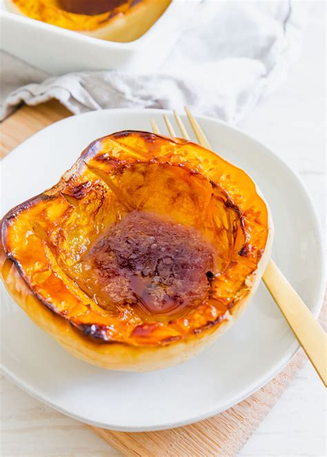 This content is imported from. Maple Baked White Acorn Squash Recipe - Running to the Kitchen