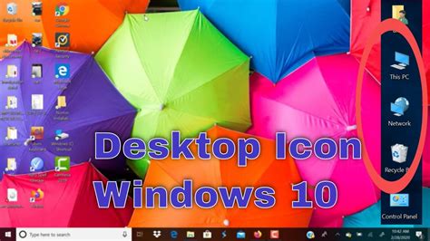 Desktop Icon Setting On Windows Youtube