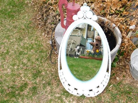 Vintage Oval Shaped Vintage Mirror Vintage Plastic Mirror