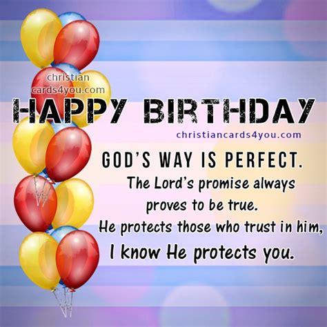 Happy Birthday Wishes Enjoy Gods Blessings Christian Cards For You