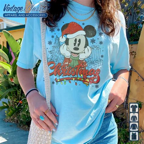 Vintage Mickey Mouse Christmas Shirt Vintagenclassic Tee