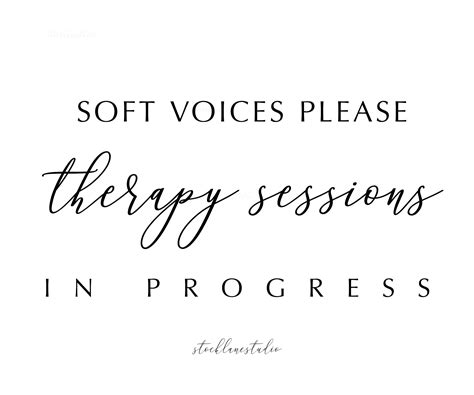 Printable Quiet Sign Soft Voices Please Therapy Sessions In Etsy