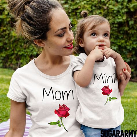 Mom Daughter Matching Shirts Mom And Mini Mom And Daughter Matching Mommy Daughter Outfits
