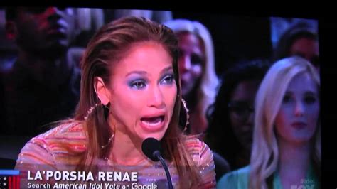Jennifer Lopez Crying On American Idol Youtube