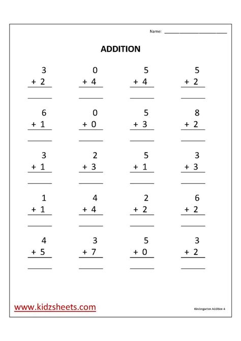 Games, puzzles, and other fun activities to help kids practice letters, numbers, and more! The 25+ best Kindergarten addition worksheets ideas on ...