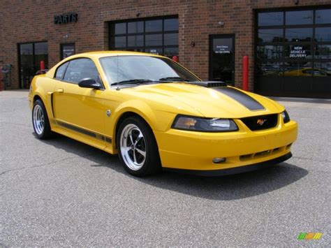 2004 Screaming Yellow Ford Mustang Mach 1 Coupe 31204066 Photo 16
