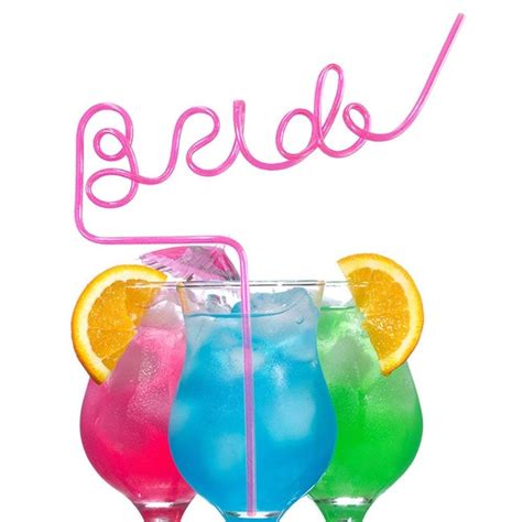 big bride sipping straw for bachelorette party bridal hen bride to be party and girls