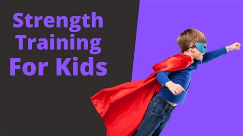 Strength Training For Kids Youtube