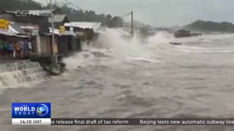 Philippines Tropical Storm Kai Tak Kills Three Displaces Tens Of