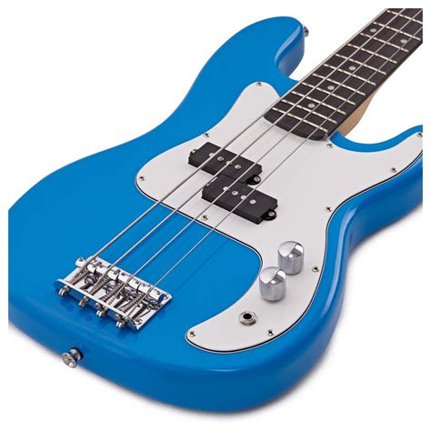 34 La Bass Guitar By Gear4music Blue At Gear4music