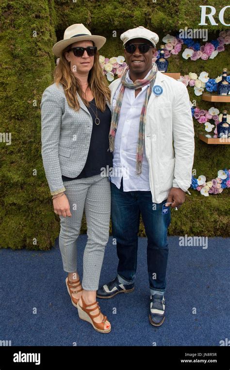 Former England And Arsenal Footballer Ian Wright And His Wife Nancy