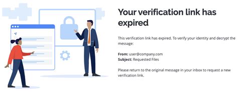Your Verification Link Has Expired Error Message Virtru