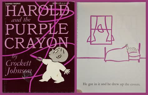 The first edition of the novel was published in 1955, and was written by crockett johnson. ABC Krug Academy: Harold and the Purple Crayon Go-Along Books