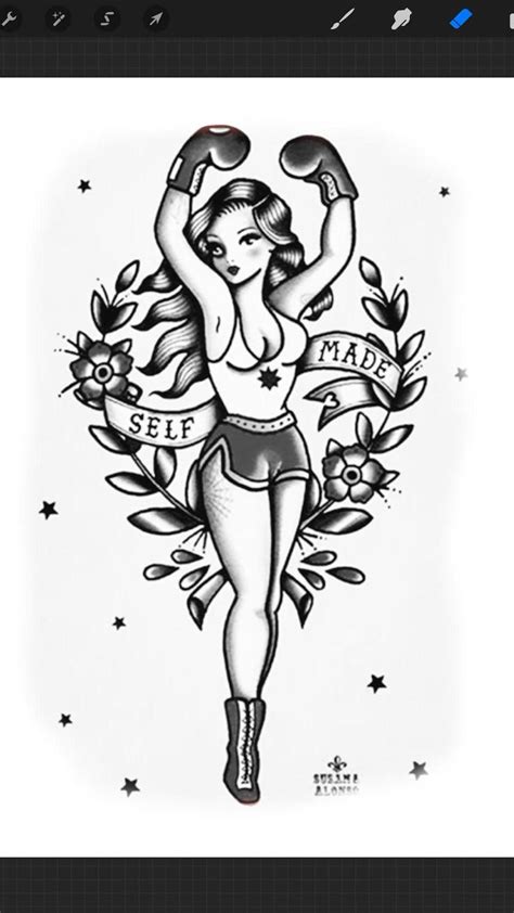 Self Made Pin Up Tattoo Designs In Pastel Tatoveringsidéer Tatoveringer Til Mænd Tatoveringer