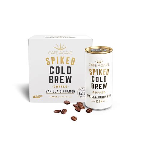 Spiked Cold Brew Vanilla Cinnamon Coffee 4 Pack Old Town Tequila