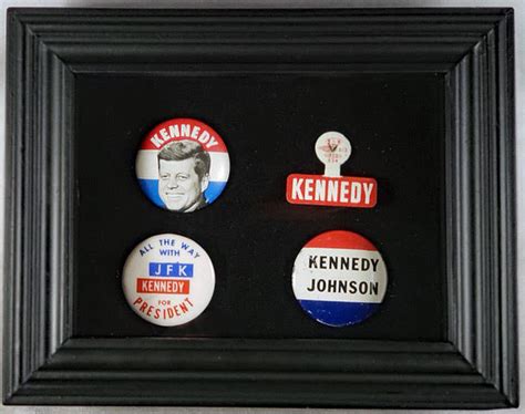 Lot 14 John Kennedy 1960 Campaign Button Collection South Dakota Democrats
