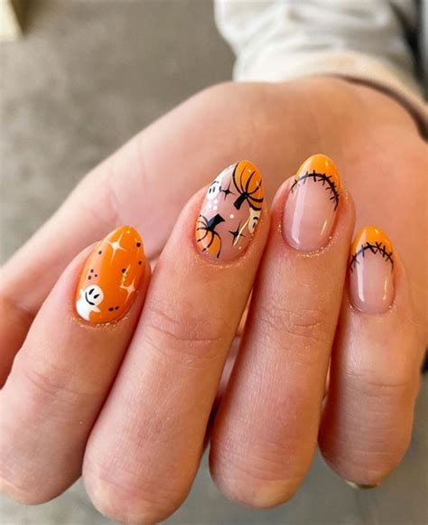 30 Spooky Halloween Nail Ideas Pumpkin Ghost And French Tips I Take