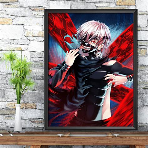 Tokyo Ghoul Poster Anime Poster Wall Art Minimalist Decor Etsy