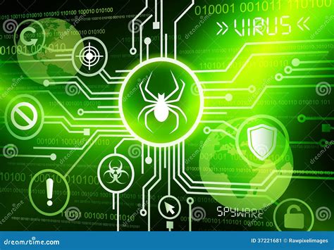 Virus Spider Concept Vector Stock Vector Illustration Of Care