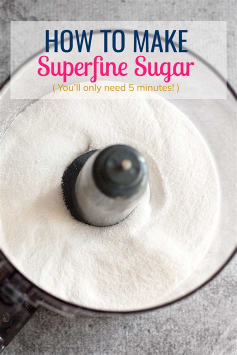 How To Make Superfine Sugar Bakeologie