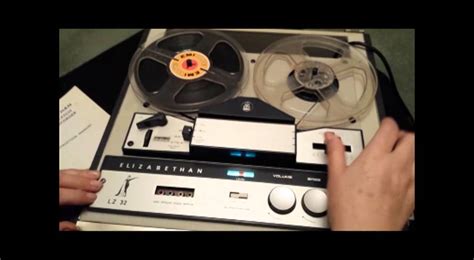 Elizabethan Lz32 Tape Recorder 1960s Youtube
