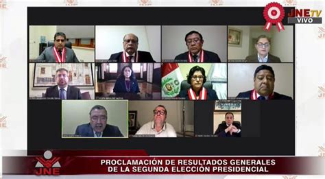 JNE proclama a Pedro Castillo como Presidente del Perú para el periodo