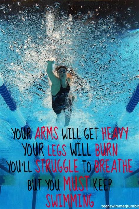 You Must Keep Swimming Swimming Memes Swimmers Life Swimming Quotes