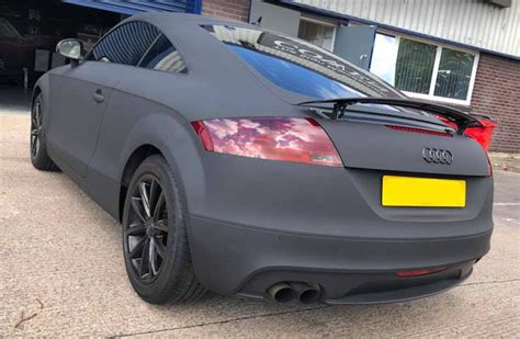 Own The Stealth Look With A Matte Black Car Wrap