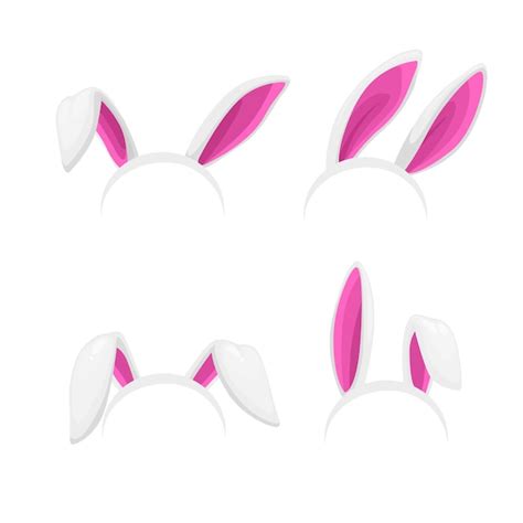 Premium Vector Rabbit Ears Isolated Easter Bunny Kids Headbands