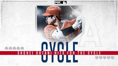 Cycle Ohtani For The Cycle 🚲 Shohei Ohtani Is The First Japanese Bor