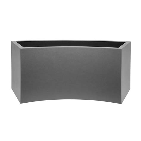 Luxury Curved Fibregelass Planters For Modern Garden Design